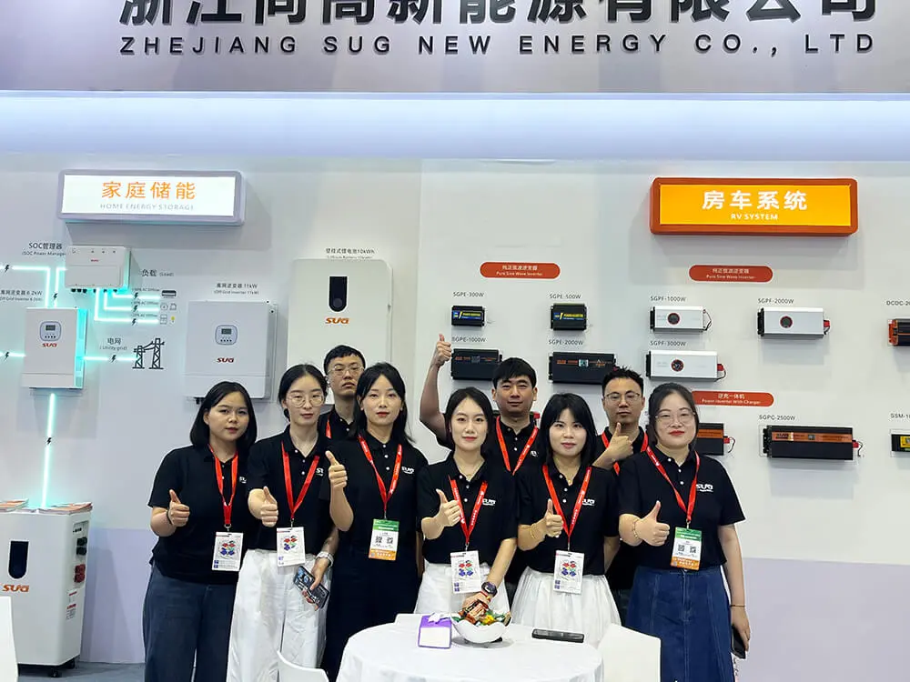 SUG's advanced inverters displayed at the 2025 SNEC PV POWER & ES EXPO