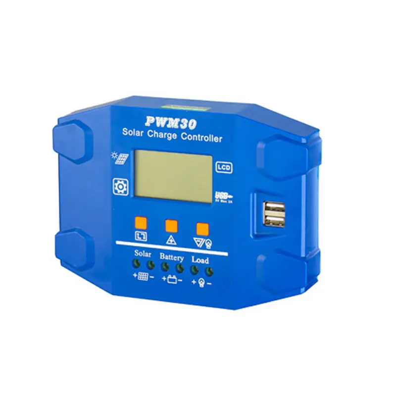 Constant Current SD 30A PWM Solar Charge Controller 12/24V
