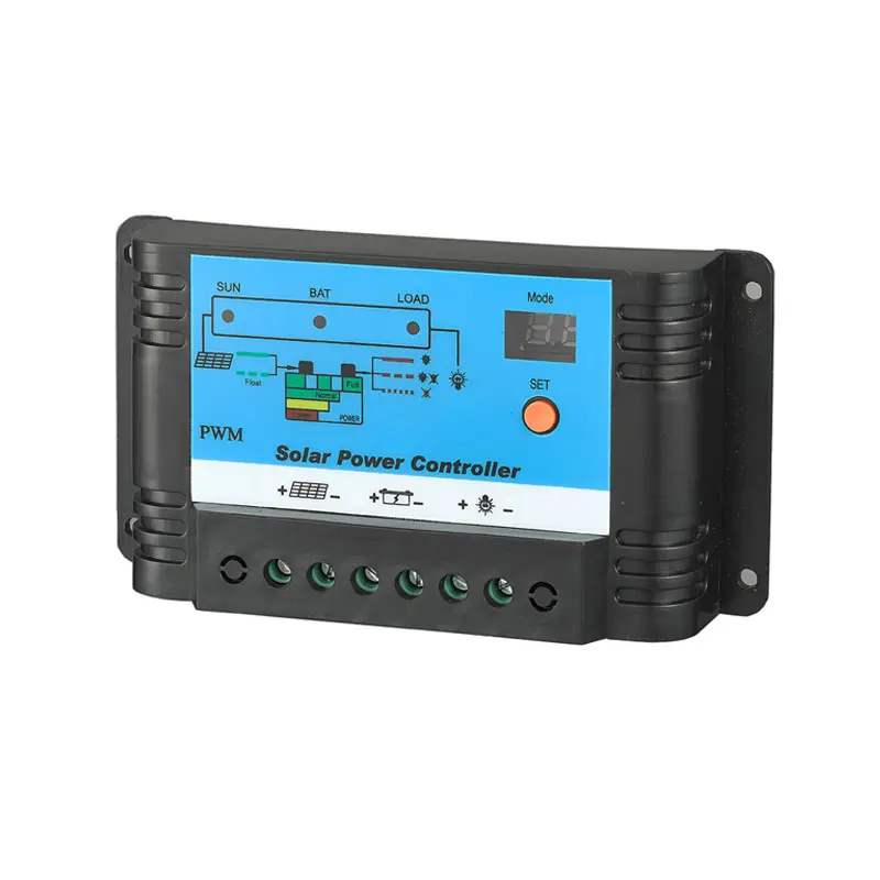 PWM SL Solar Charge Controller For Lithium Battery 10A 12/24V