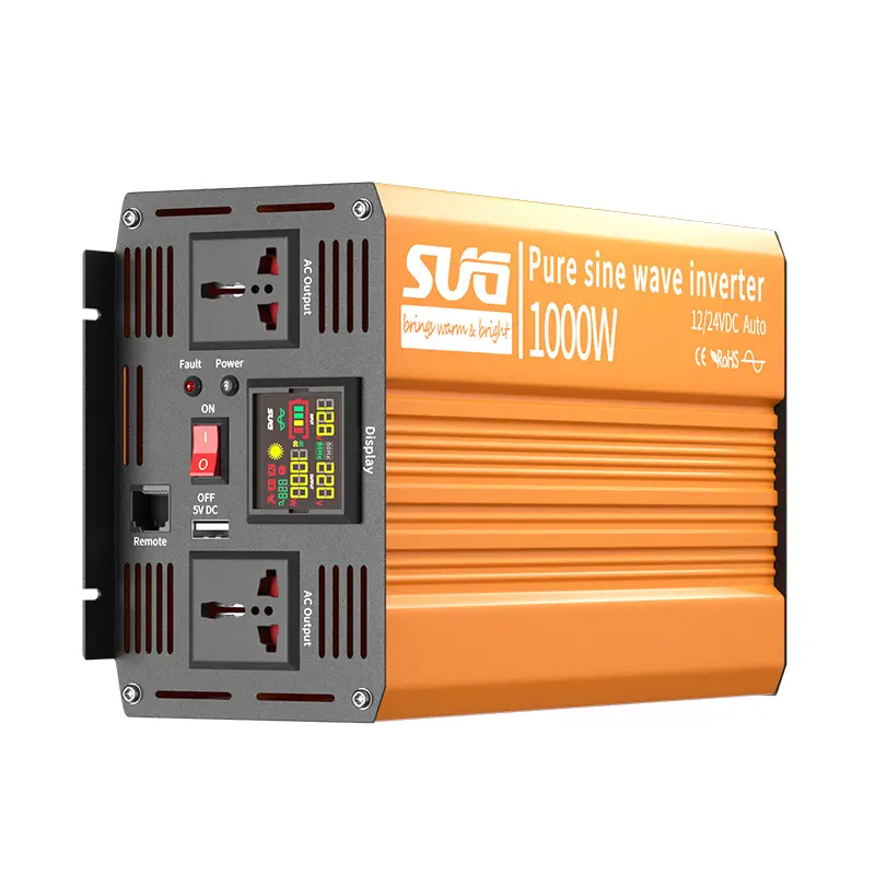 SGPI 1000W 12/24VDC Double Voltage Auto Recognize Inverter