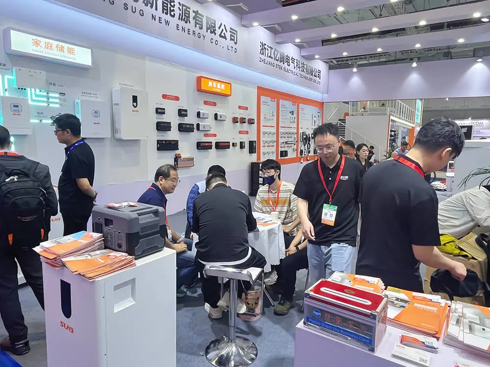SUG's energy storage lithium batteries on show at the 2025 SNEC PV POWER & ES EXPO